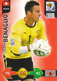 Diego Benaglio Switzerland Panini 2010 World Cup #181